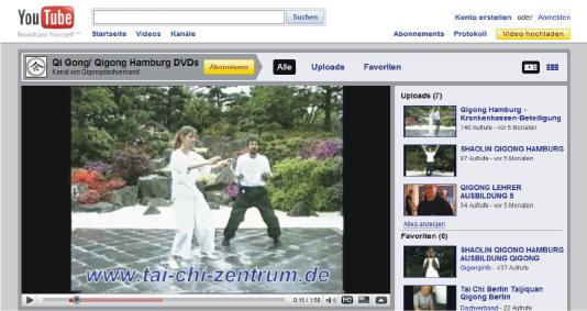 Qigong Netzwerk Bildung auf Youtube Dachverband-Forum-Netzwerk